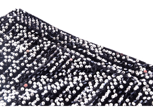 Faldas elegantes con purpurina hasta la rodilla de lentejuelas <span class=keywords><strong>Vintage</strong></span> transpirables de verano para mujer - Product Image 3