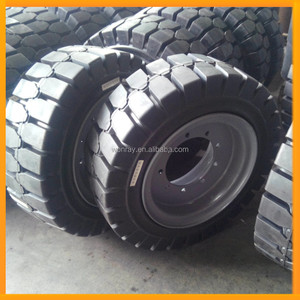 <span class=keywords><strong>Ruedas</strong></span> de Goma Sólida para Montacargas Eléctrico de 18 <span class=keywords><strong>Pulgadas</strong></span> 18x7-8 con Conjunto de Llantas - Product Image 2