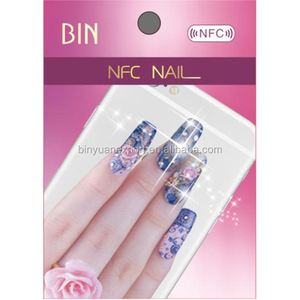 Pegatina <span class=keywords><strong>de</strong></span> hoja para Nail Art NFC, contenedor caliente con diferentes colores a elegir - Product Image 1