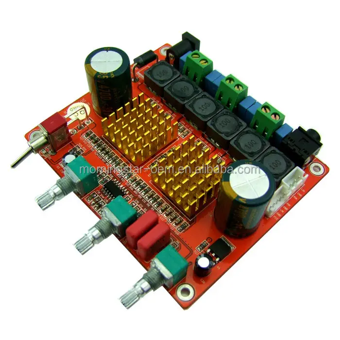 2.1 high power HIFI digital power amplifier board TPA3116D2 / better than TPA3123, TDA2030, LM1875