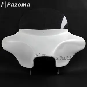 Pazoma 高品质摩托车可拆卸蝙蝠翼 Fairing 6x9 白色扬声器为哈雷戴维森路国王 94 向上