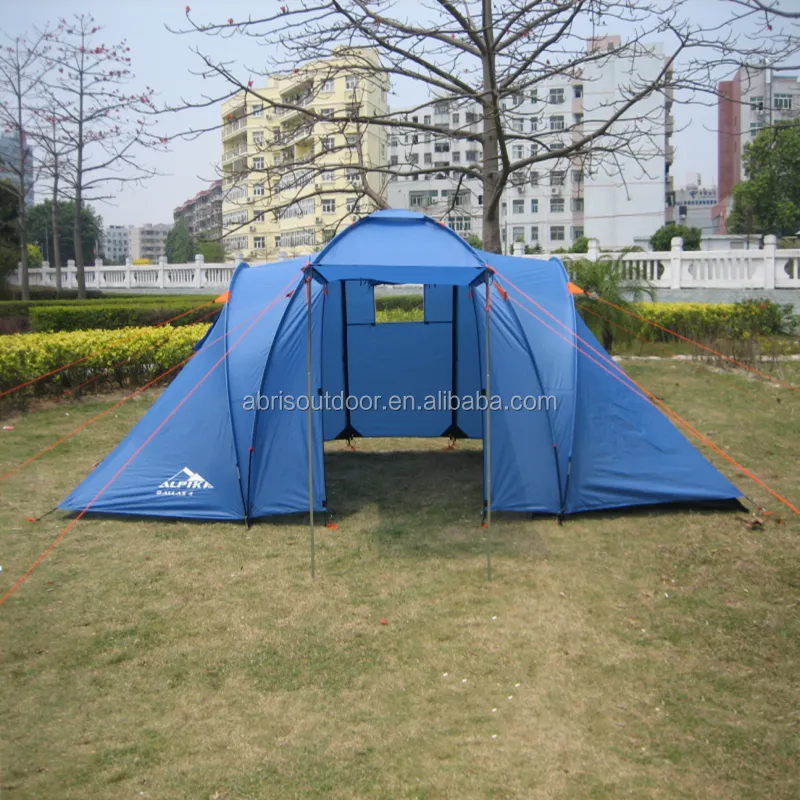 4 người gia đình ngoài trời caming tent với 2 phòng carp lều