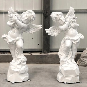 Escultura de ángel pequeño de resina decorativa para Interior, estatua de ángel pequeño, a la venta - Product Image 1