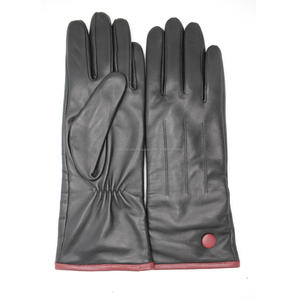 2016-2017 Otoño de Cuero Mujeres Del Vestido con el Cheque y Tela de pata de <span class=keywords><strong>Gallo</strong></span> - Product Image 2