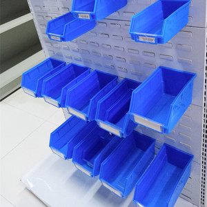 Cheap Wholesale Industrial Warehouse Shelf Wall Mounted Plastic Stackable Storage Bin
