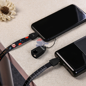 Tùy chỉnh thăng hoa in Polyester điện thoại di động dây đeo cổ mini <span class=keywords><strong>USB</strong></span> Flash Drive dây buộc - Product Image 3