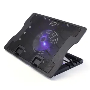 hot selling 2 usb folding plastic laptop cooling cooler pad stand