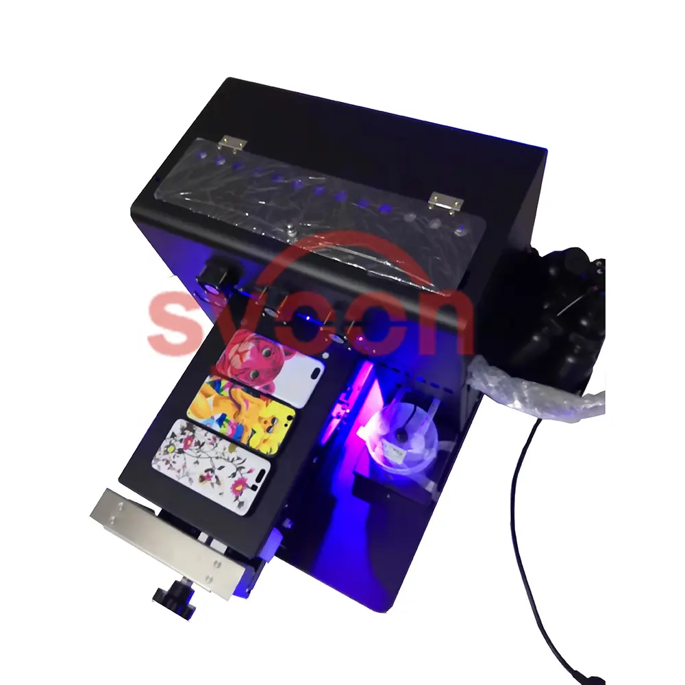 Промышленный быстрый цифровой стеклянный керамический пластиковый алюминиевый планшетный принтер A4 UV
