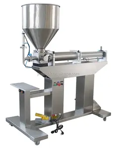 Tomato Sauce Fruit Jam Paste Cream Honey Glass Bottle Filling Machine Sauce Single Nozzle Fruit Jam Filling Machine