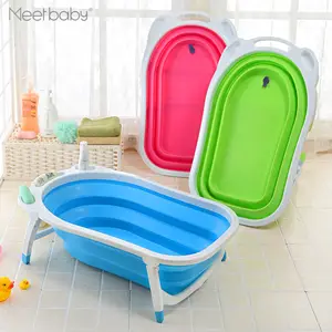 Neues Design faltbare Bad zubehör faltbare Kunststoff Baby Spa Badewanne Kinder größe Badewanne für Kinder