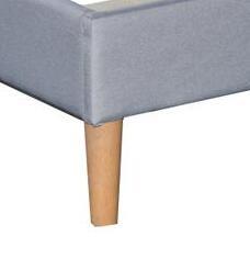 Bedroom Furniture SUNNY Simple Modern King Size Fabric Upholstered Wooden <strong>Platform</strong> <strong>Bed</strong> <strong>Frame</strong> Long Warranty - Product Image 5