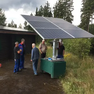 Direkt ab werk liefern Anpassung 2 achse sonne tracker 3kw solar panel system