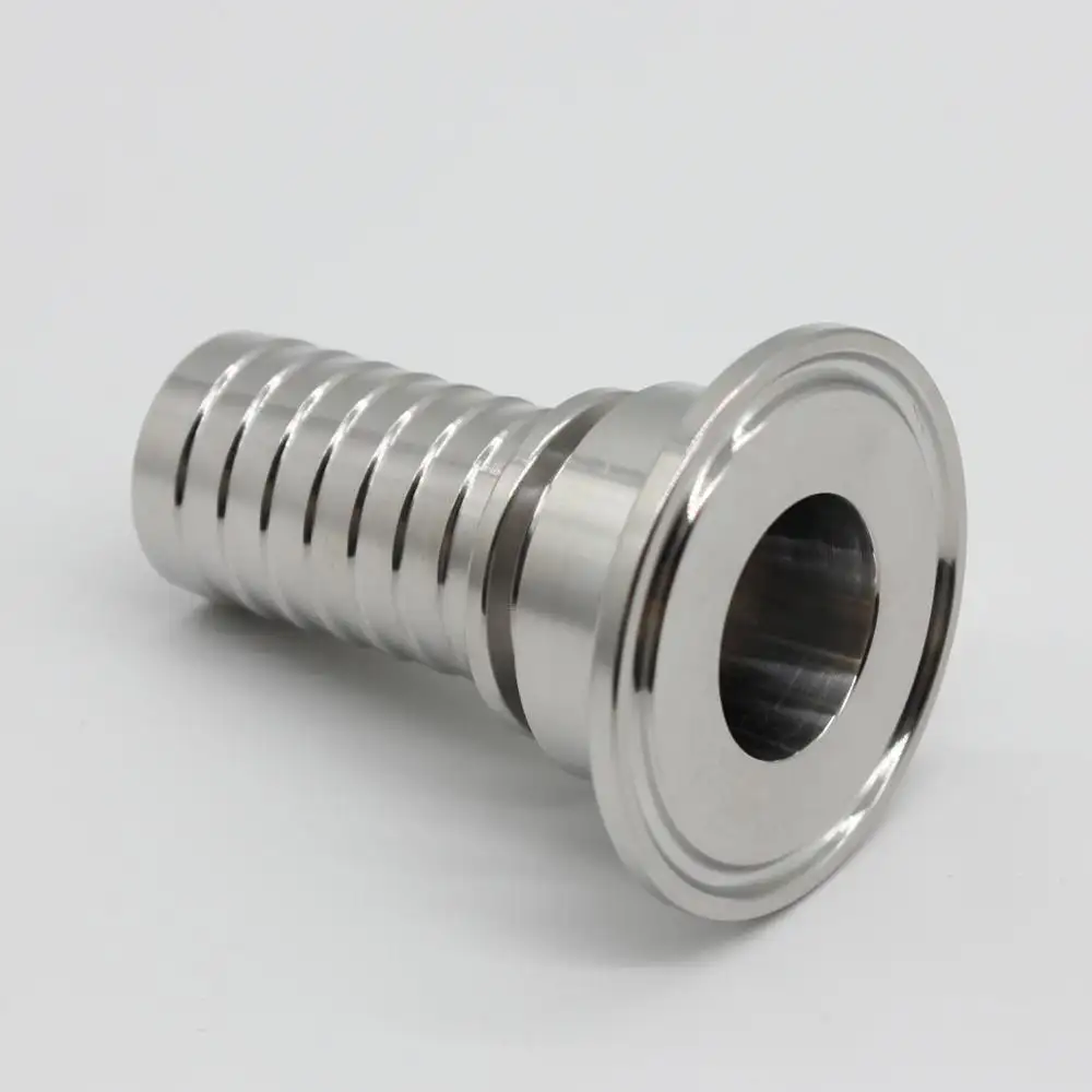 Stainless Steel SS304 SS316L Food Grade Triclamp Selang Ekor Sanitary Hose Coupling Tri Klem Jenis Pipa Koneksi