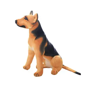 Groothandel hond knuffel grote-Hilde Pluche Duitse Herder Grote Knuffeldier Politie Hond Pluchen Speelgoed