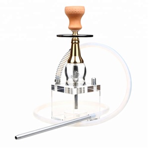 Nuevo diseño acrílico Shisha hookah Base con LED para la venta - Product Image 1