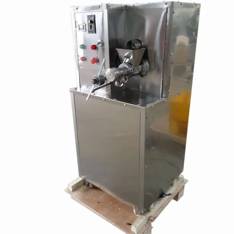 15-25 kg/saat Hollow mısır puf aperatif ekstruder/dondurma koni kabartma makinesi/mısır patlağı çubuk yapma makinesi