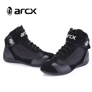 ARCX Motorrad reitstiefel Four Seasons Off Road Schwarze Motorrad reit schuhe für Männer Frauen