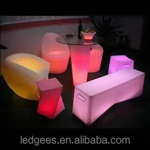 Cambiamento di colore del LED divano set metà del secolo mobili moderni