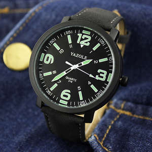 YAZOLE Z 319 Cartoon Big Dial <strong>Arabic</strong> <strong>Numeral</strong> Wristwatches Wholesale Custom Luminous Pointer Quartz <strong>Watches</strong> - Product Image 1