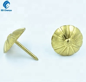 Adereços de couro para unhas, enfeite de ouro com borracha dourada de bronze para unhas - Product Image 2