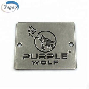 Plating Label <strong>Plates</strong> for Furniture High Quality Custom Engraved Brand Logo Metal Metal Tag Hard <strong>Enamel</strong> Rectangle Casting Letters - Product Image 5