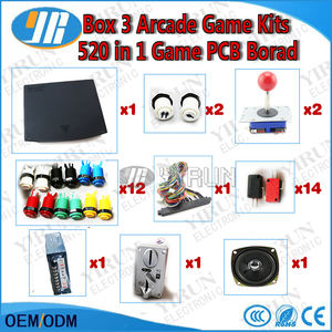 Vente chaude 520 dans 1 jeu conseil pcb kit jamma arcade jeu kit - Product Image 1