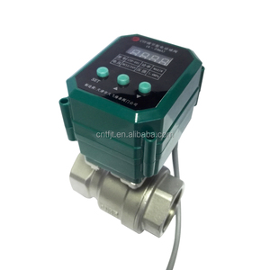 DC24V <span class=keywords><strong>4</strong></span>-20mA และ0-10V วาล์วควบคุมการไหลมอเตอร์ไฟฟ้าตัวกระตุ้นบอลวาล์ว - Product Image 2