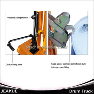 क्षमता 450 kg पेडल उठाने हाइड्रोलिक तेल के ड्रम ट्राली - Product Image 5