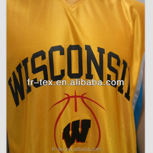 Hot Bán 100% <span class=keywords><strong>Polyester</strong></span> Dazzle Tricot Vải Warp Dệt Kim Đồng Bằng Nhuộm Cho Cô Gái Bóng Rổ Và Bóng Đá Đồng Phục - Product Image 5