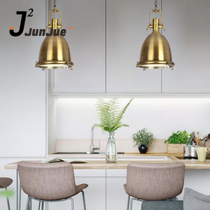 Lampada a sospensione a lampadina E27 con paralume in <span class=keywords><strong>metallo</strong></span> pesante <span class=keywords><strong>Vintage</strong></span> industriale retrò per bar - Product Image 4