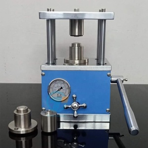 Phòng thí nghiệm thủy lực tế bào đồng xu Uốn Tóc bồng và tháo máy (vận hành bằng tay) tch-MSK-110, đồng xu di động crimper - Product Image 2