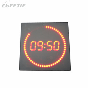 CHEETIE CP100 Horloge murale LED de décoration intérieure de bonne qualité, horloge murale personnalisée avec alarme sonore, horloge murale artisanale - Product Image 3