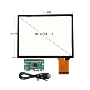 10.4 인치 capacitive touch screen 4:3 on-board 디스플레이 USB touch screen