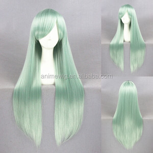 Alta qualità 80cm lungo verde dritto i sette peccati capitali Elisabeth Wig Cosplay sintetico Anime Cosplay parrucca capelli - Product Image 2