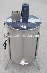 Extracteur de miel électrique 4 cadres |   Conception de moteur vertical compact |   Essoreuse motorisée à vitesse variable pour les exploitations apicoles - Product Image 4