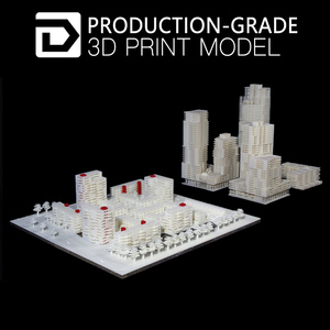 Específico detallado <span class=keywords><strong>3D</strong></span> objetos impresos crea modelos en blanco, negro o transparente resina <span class=keywords><strong>3D</strong></span> impreso casa - Product Image 3