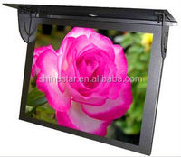 Écran LCD de 17 pouces de lecteur multimédia de bus publicitaire, moniteur TV avec support de montage pour véhicule coach metro train