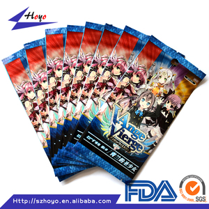 สำหรับบรรจุภัณฑ์การ์ดเกม <span class=keywords><strong>ซอง</strong></span>ฟอยล์อะลูมิเนียมพิมพ์ลายสำหรับบรรจุภัณฑ์ - Product Image 3