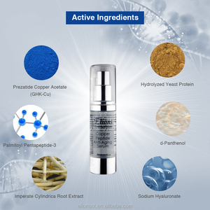 Péptido de cobre GHK-Cu Suero facial aclarante y Reafirmante antienvejecimiento para todo tipo de piel - Product Image 3