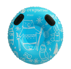 PVC Heavy Duty Inflatable <strong>Snow</strong> <strong>Tube</strong> 0.35-0.6mm Thickness 90/110cm Sizes - Product Image 1