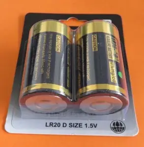 D/LR20/am1 alcalina 1,5 v de tamaño de la batería D