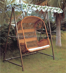 كرسي أرجوحة معلق للحديقة من الخيزران للبيع كرسي على شكل قلب - Product Image 3
