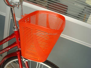 Nuova Bicicletta/City Bike Rossa con Cestino Anteriore e Posteriore (SSL013) - Product Image 3