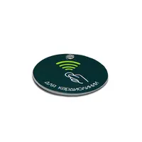 Étiquette ronde RFID en plastique avec puce NFC, impression personnalisée, 10 pièces