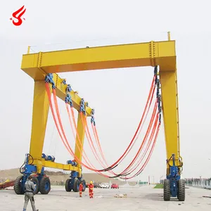 Lift Perjalanan Kapal Hoist Laut 10 Ton Derek Gantry