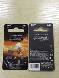 Bateria auditiva de ar de zinco 1.4v, bateria de célula de botão a312 pr48 - Product Image 3
