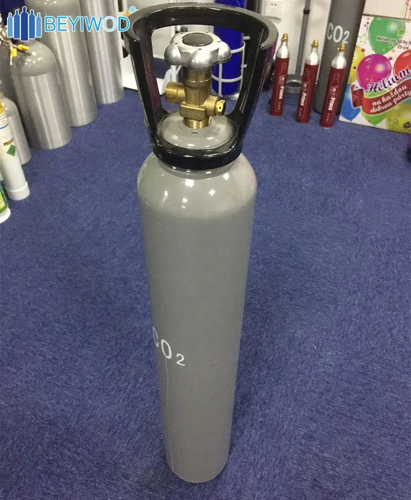 CE TUV approvato 8 kg 10 kg acciaio inox argon cilindro co2 bombola di gas con pi mark per Europeo