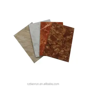 Interior Grade Marble Color Glossy Finish Compact Laminate Panel