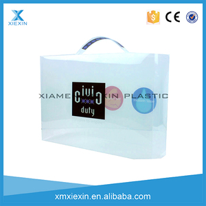 Nuevo diseño claro bonita caja de zapatos PP bebé embalaje caja de zapatos con mango - Product Image 3