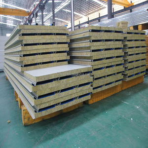 Low Rock Woo Sandwichl Board <span class=keywords><strong>ร็</strong></span><span class=keywords><strong>อค</strong></span>แซนวิชแผง Wool ฉนวนโลหะ Faced สำหรับหลังคาคณะกรรมการผู้ผ<span class=keywords><strong>ล</strong></span>ิต - Product Image 2